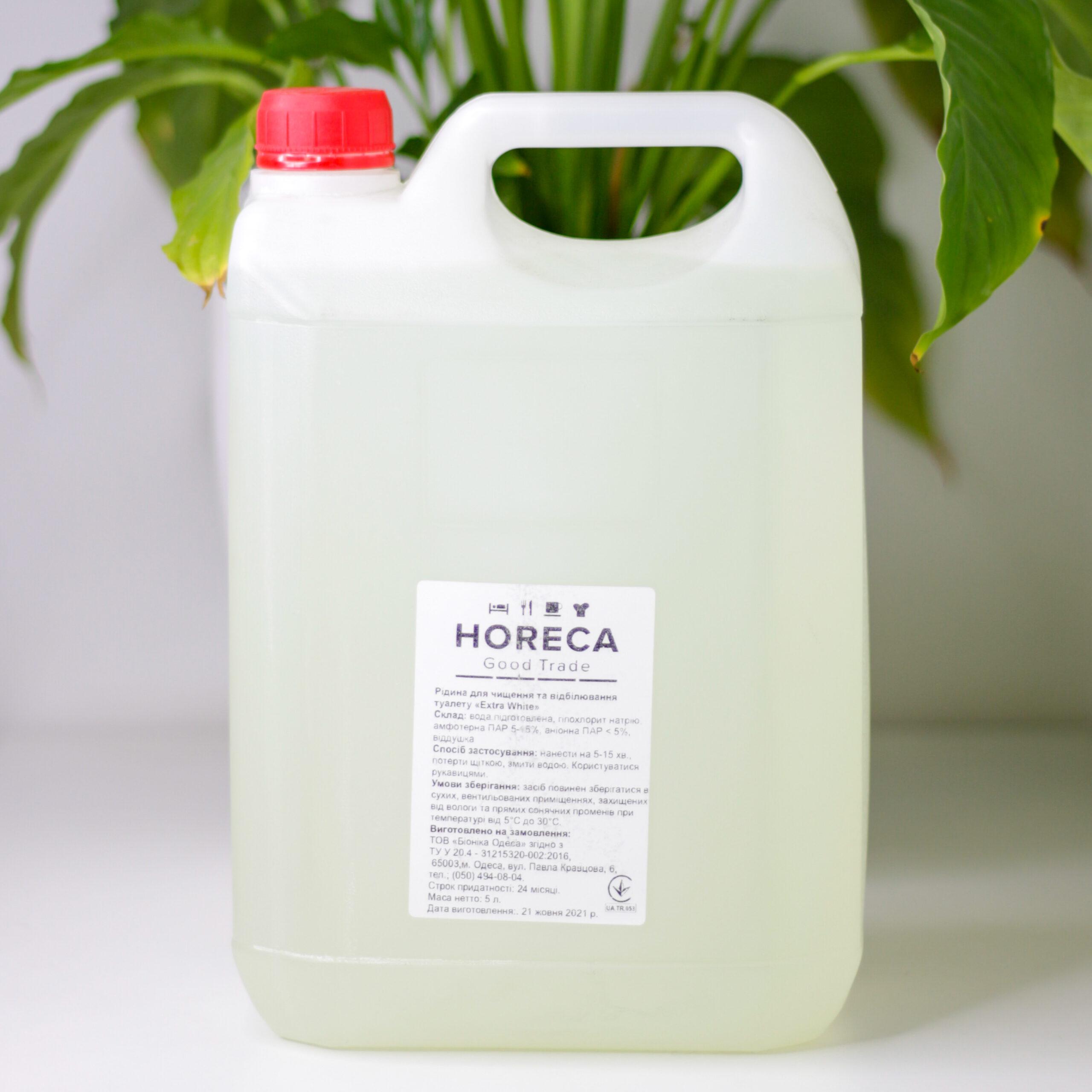 Гель для чищення унітазів Extra White"BLITZ" ЕСО ТМ ЛЕОХІМ каністра 5l